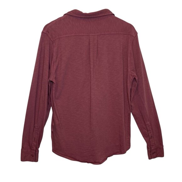 j crew Women’s Shirt Small Size Rose Button Long Sleeves 100% Cotton Pocket - Picture 2 of 8